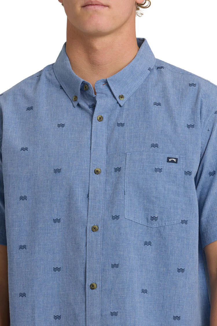 Billabong All Day Jacquard Short Sleeve Men's Shirt