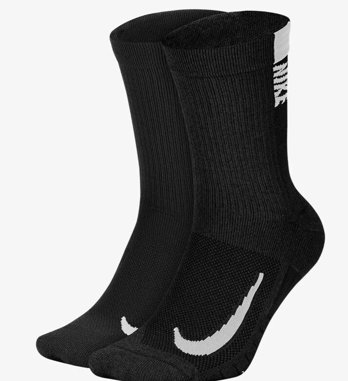 Nike Court Multiplier Cushioned Dri-Fit Training Crew Socks 2 Pack