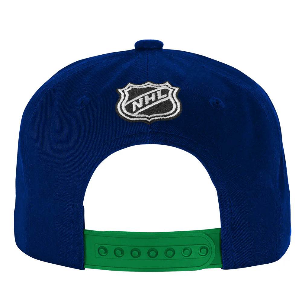 Outerstuff Vancouver Canucks Essential Flat Brim Hat