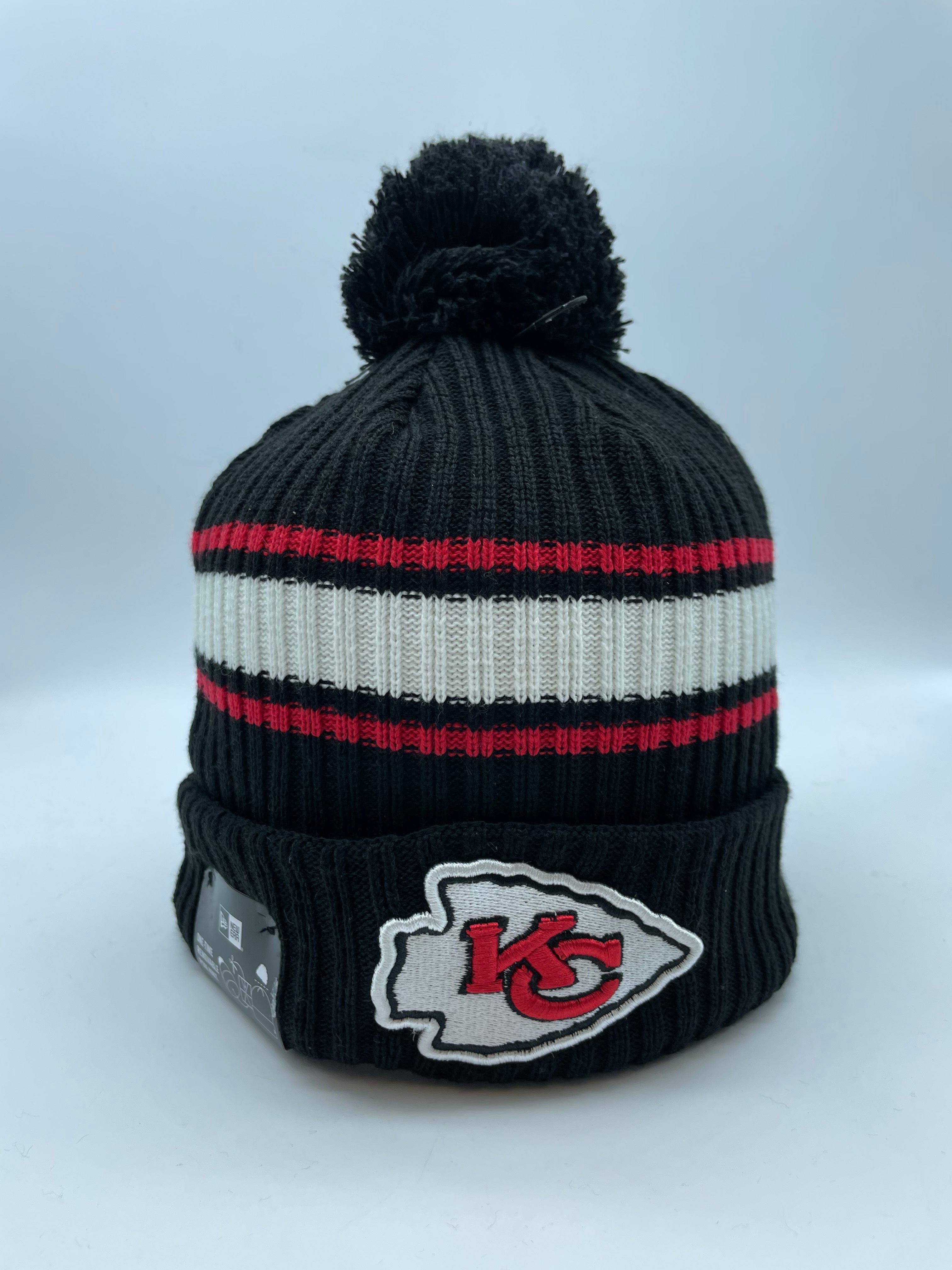 NFL Knitfold E3 Stripe Cuffed Pom Knit Toque
