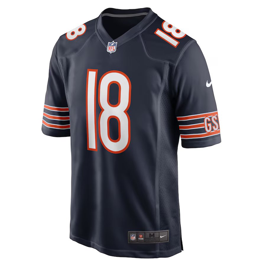Nike NFL Chicago Bears Caleb Williams Home Game Men's Jersey