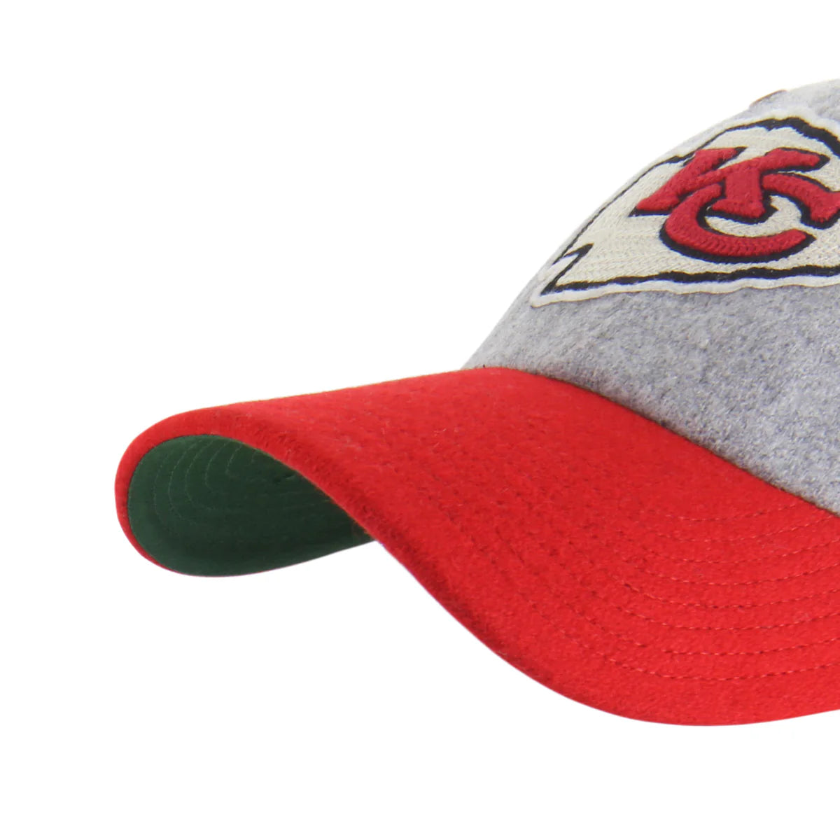 '47 Brand Historic Grandstand Two Tone Clean Up Cap- Kansas City Chiefs