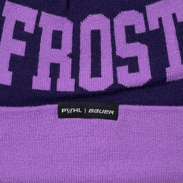 Bauer X PWHL Patch Knit Pom Toque Minnesota Frost