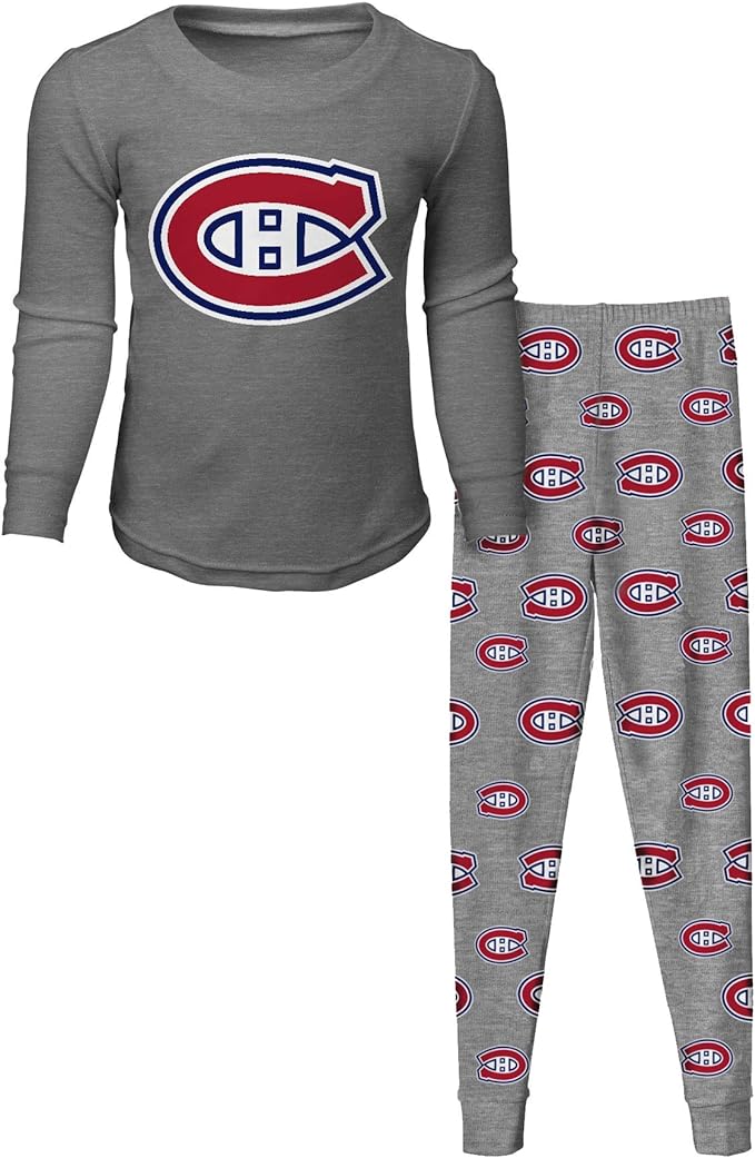 NHL Youth Long Sleeve T-shirt & Pants Sleep Set