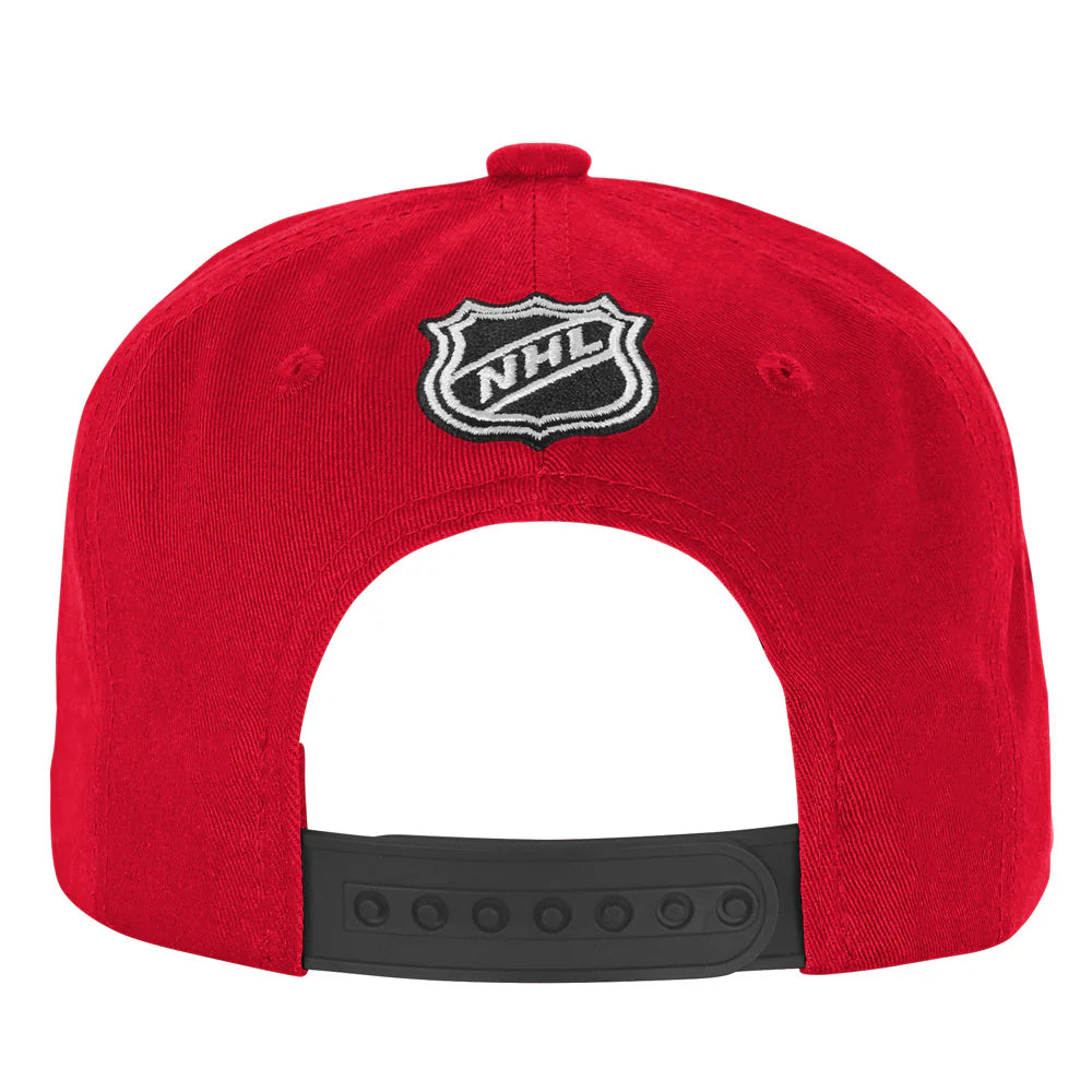 Outerstuff Chicago Blackhawks Essential Flat Brim Hat