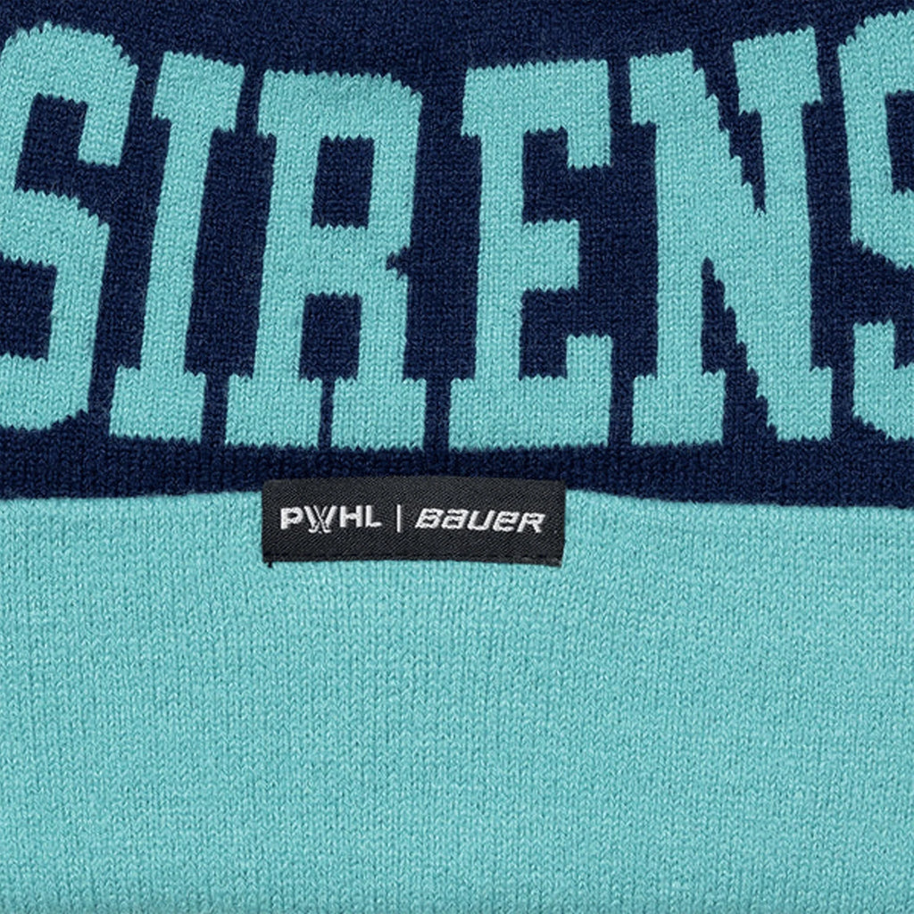 Bauer X PWHL Patch Knit Pom Toque New York Sirens