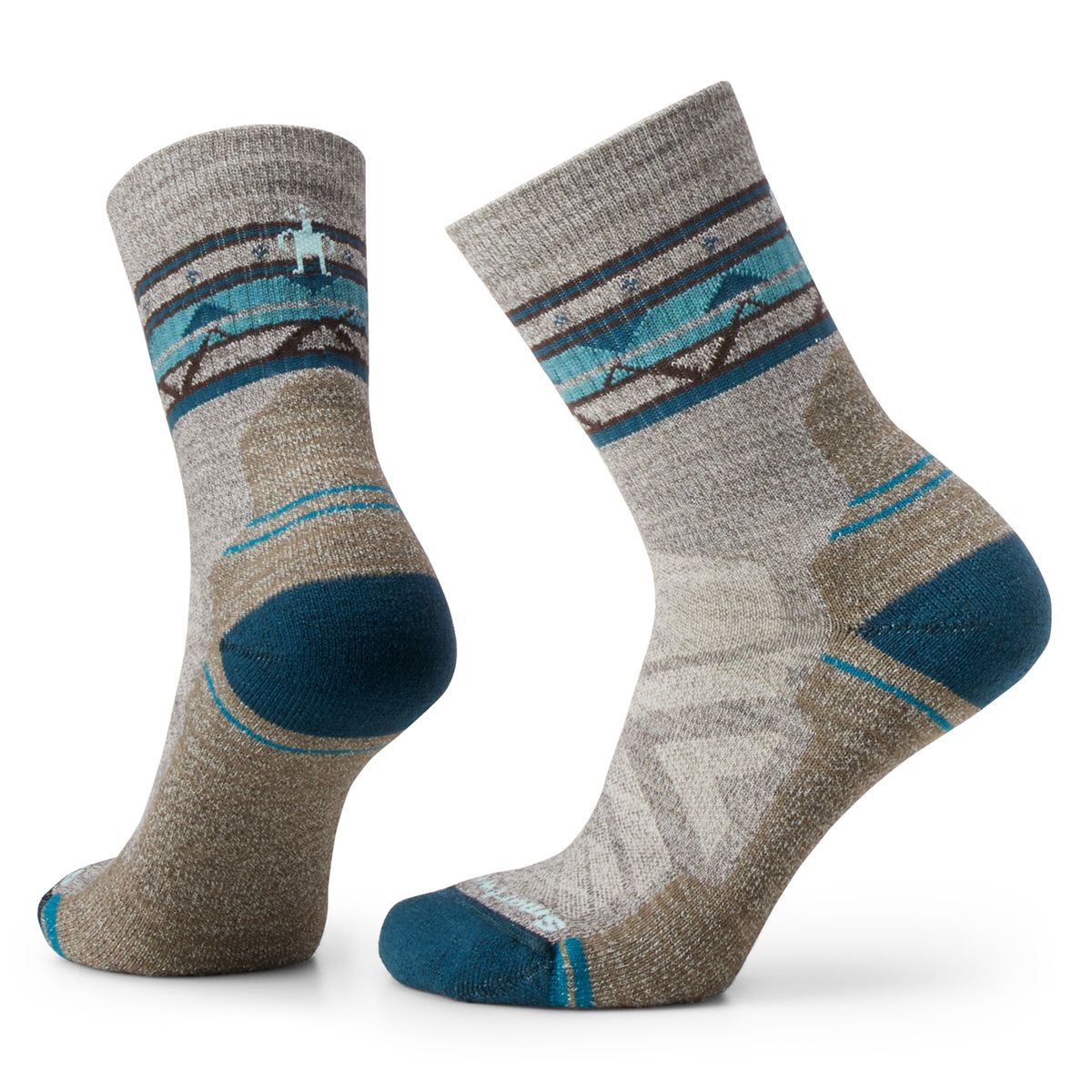Women's Hike Zig Zag Valley Mid Crew Socks