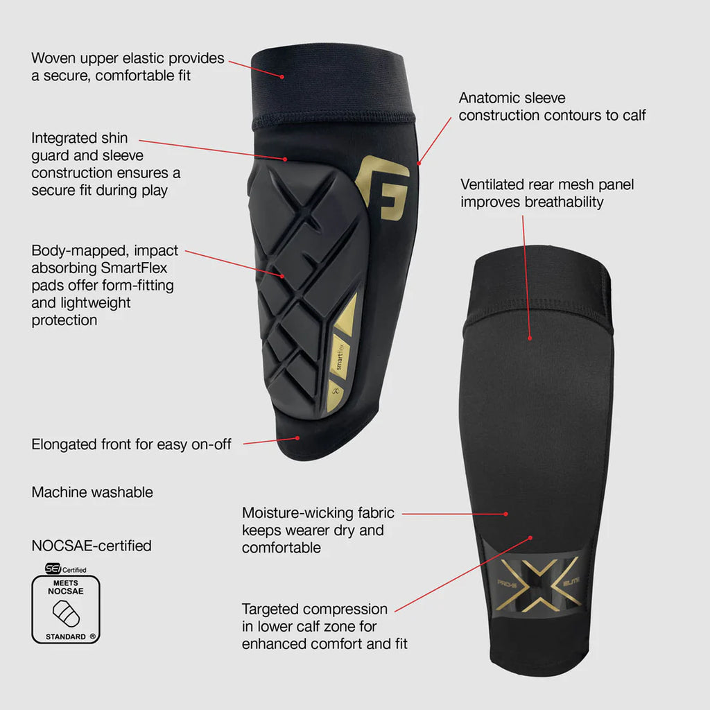 G-Form Pro-S Elite X Soccer Shin Guards