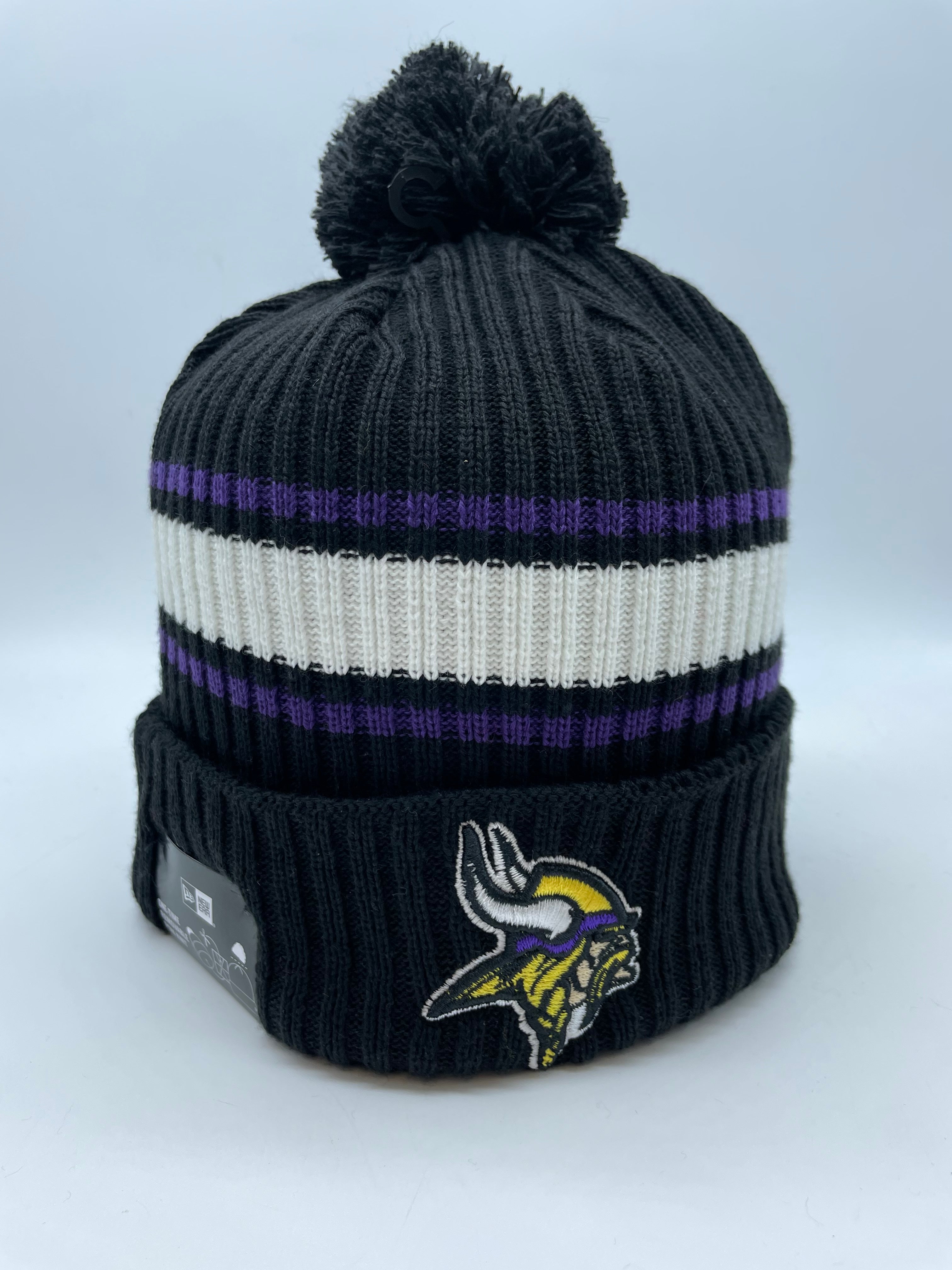 NFL Knitfold E3 Stripe Cuffed Pom Knit Toque