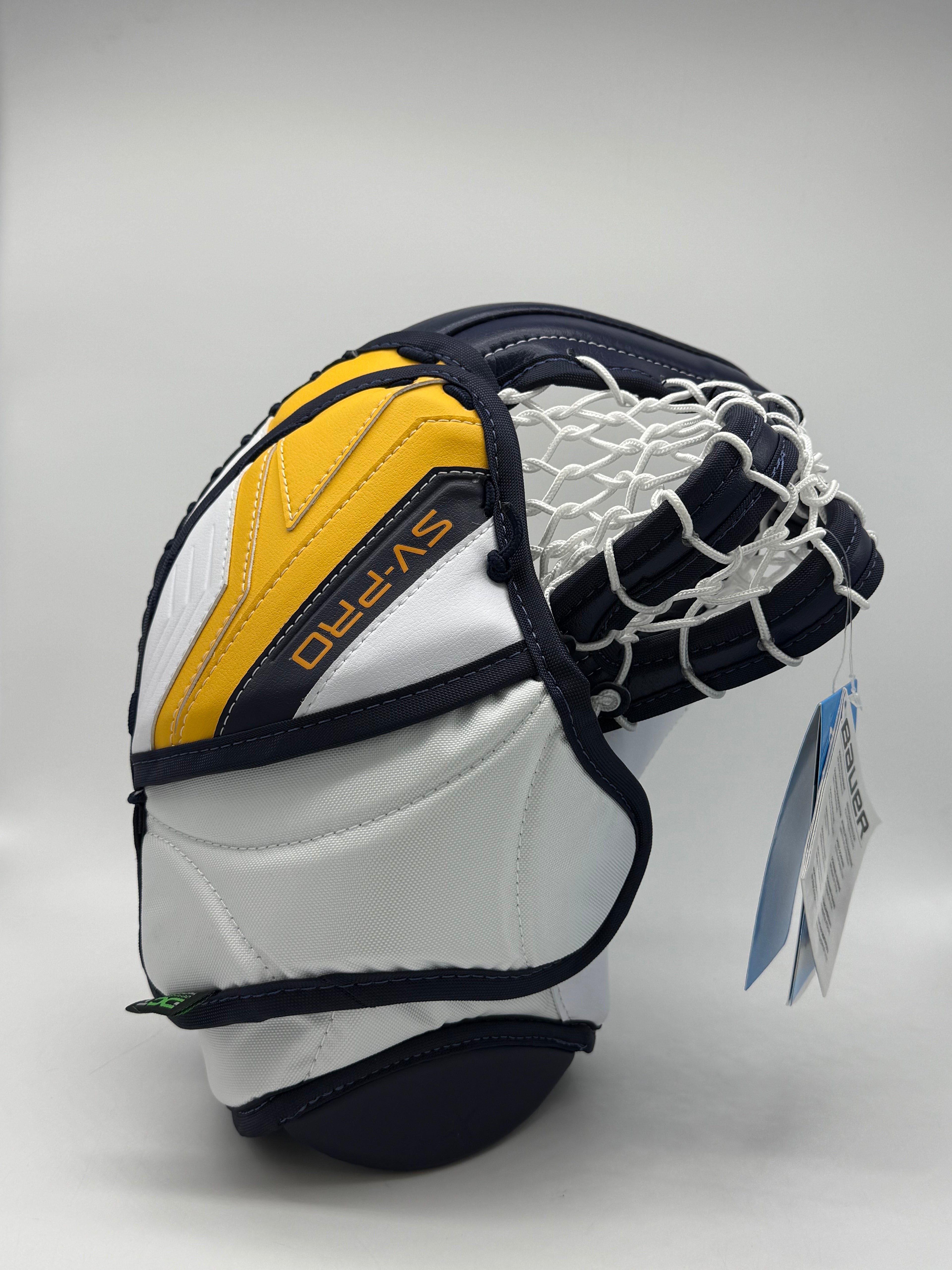 Bauer Custom SV-Pro Goalie Catcher Junior-Navy/White/Gold