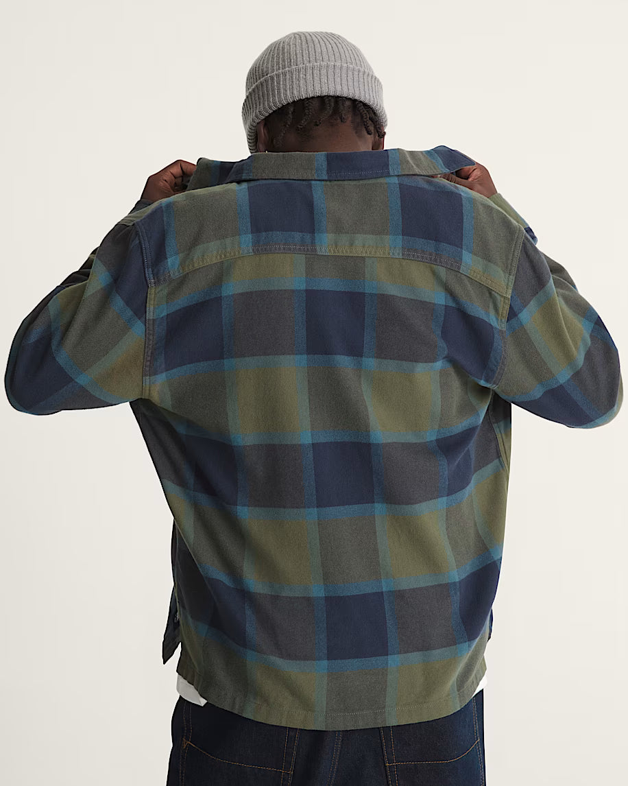 Vans Mens Larkspur Plaid Flannel Shirt