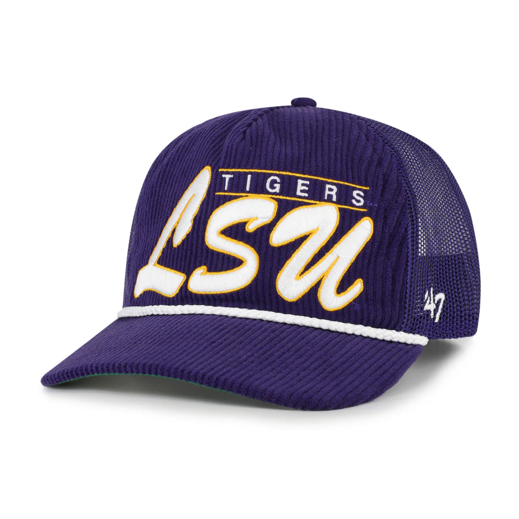 '47 Brand Double Header Mesh Hitch RF Relaxed Fit- Louisiana State Tigers LSU