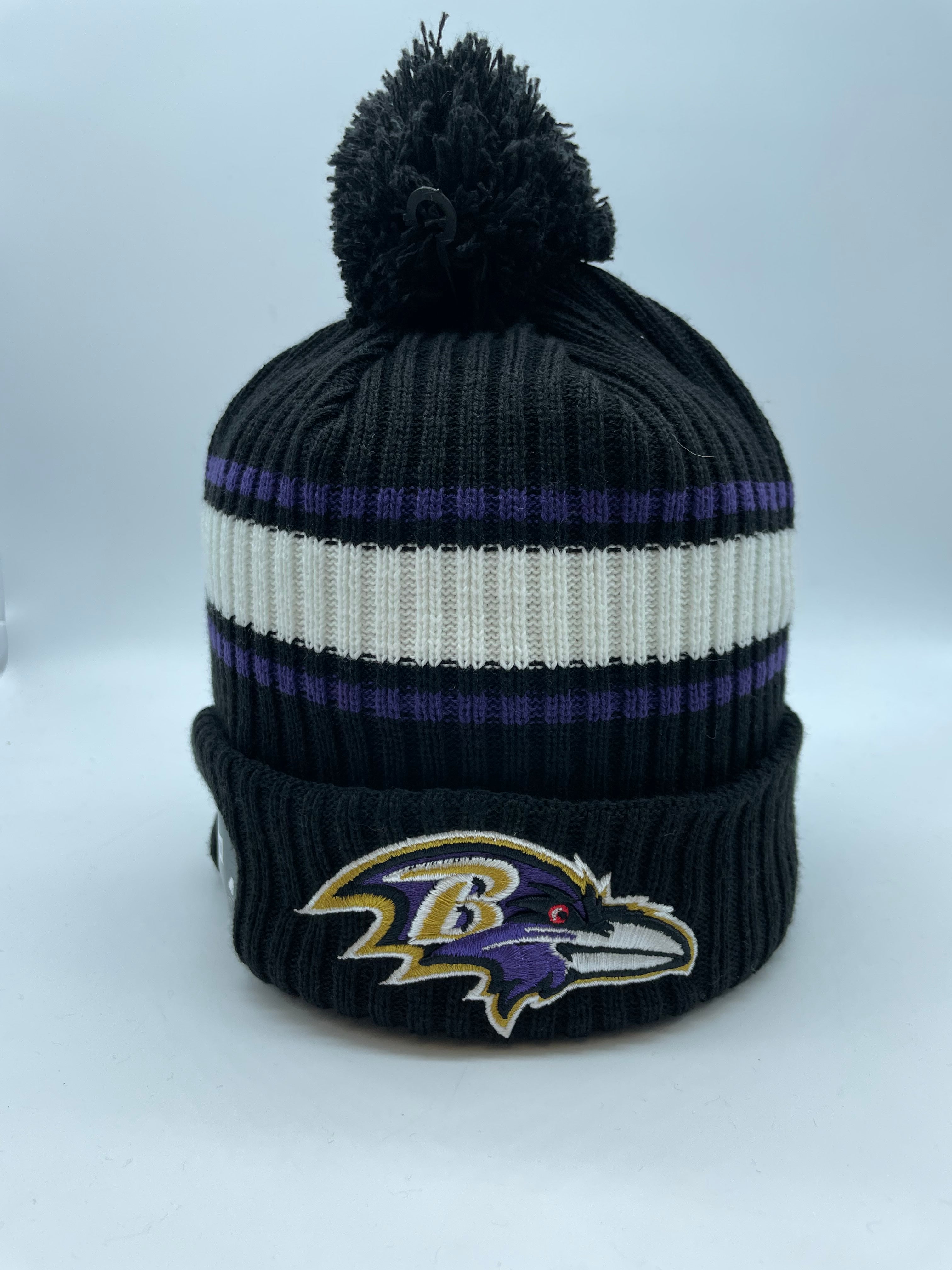 NFL Knitfold E3 Stripe Cuffed Pom Knit Toque