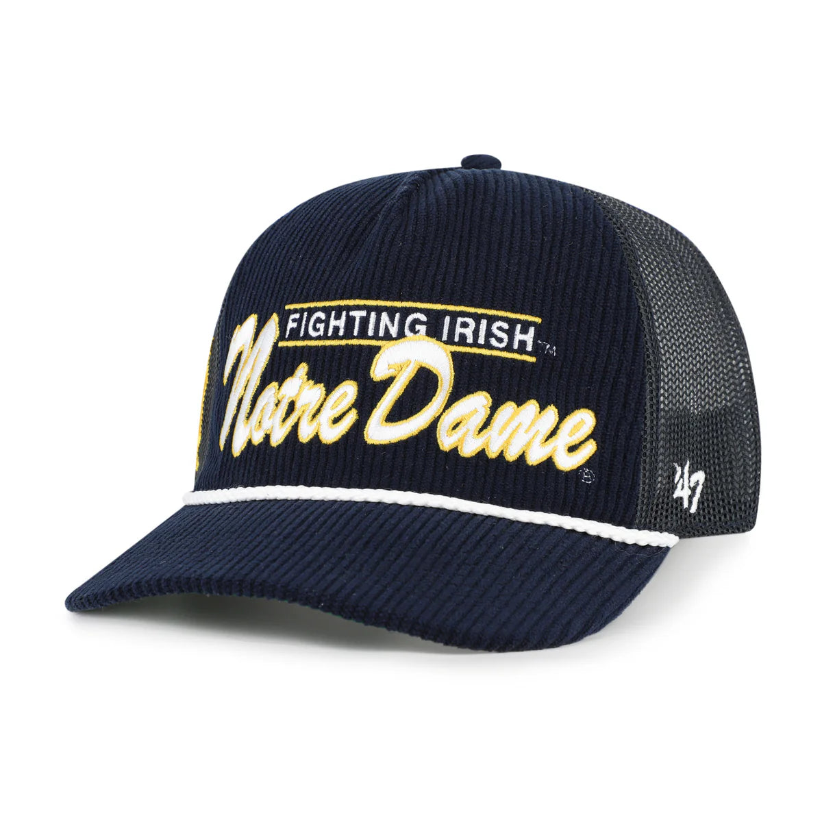 '47 Brand Double Header Mesh Hitch RF Relaxed Fit- Notre Dame Fighting Irish