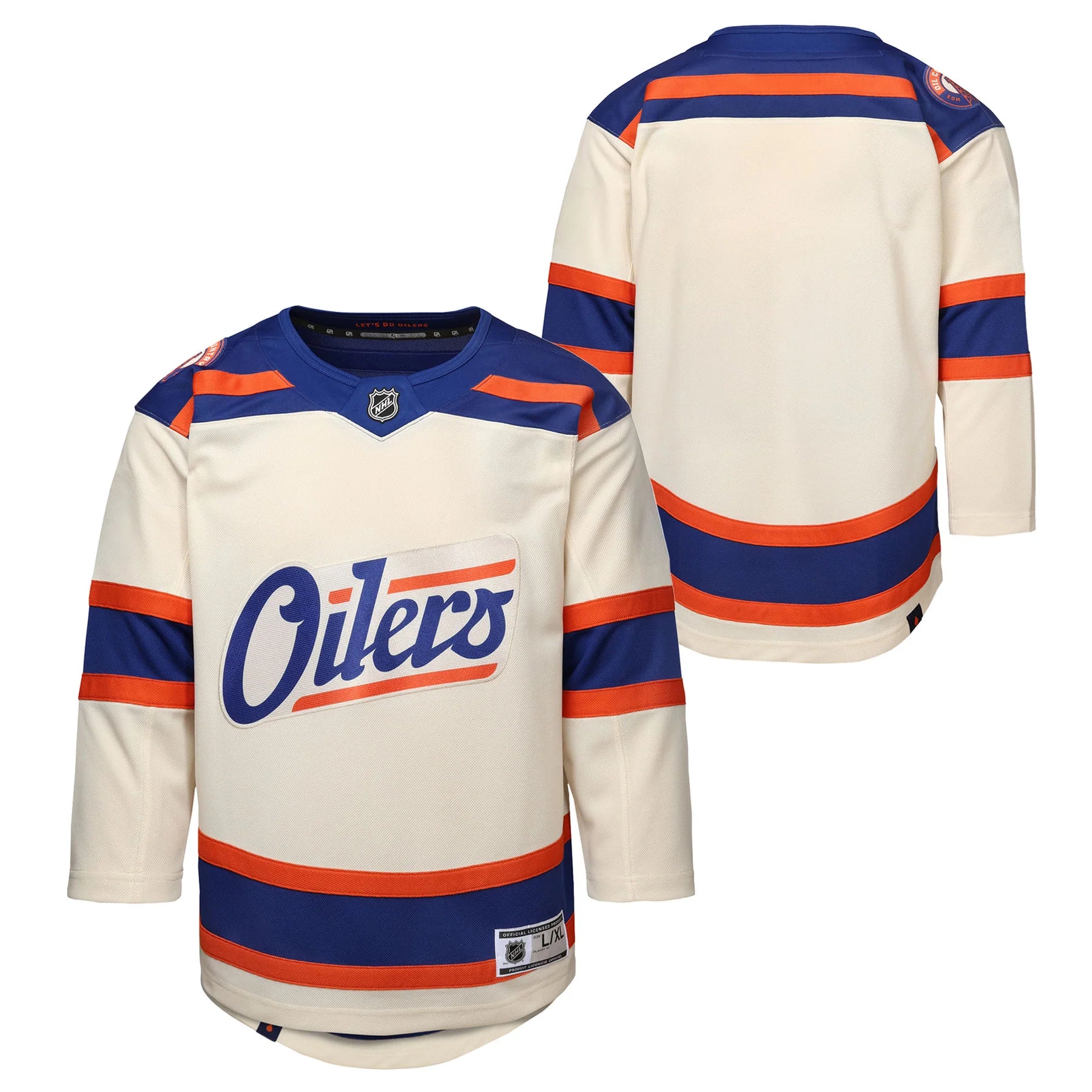 Outersuff Toddler Edmonton Oilers Premier Jersey - Blank