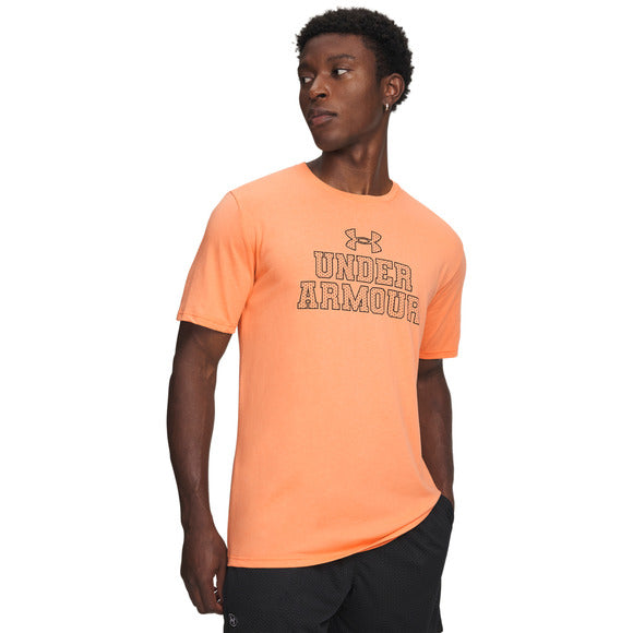 Under Armour Men's Mesh Wordmark Short Sleeve
