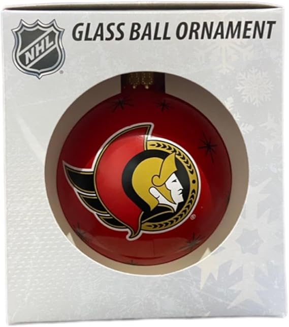 NHL Glass Ball Christmas Ornament