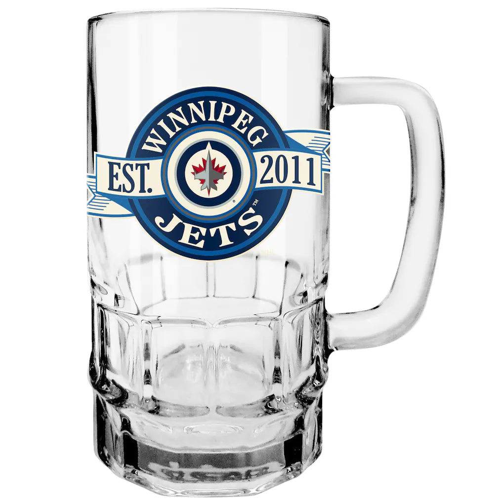 TSV NHL 18oz Banner Beer Stein Mug with Handle