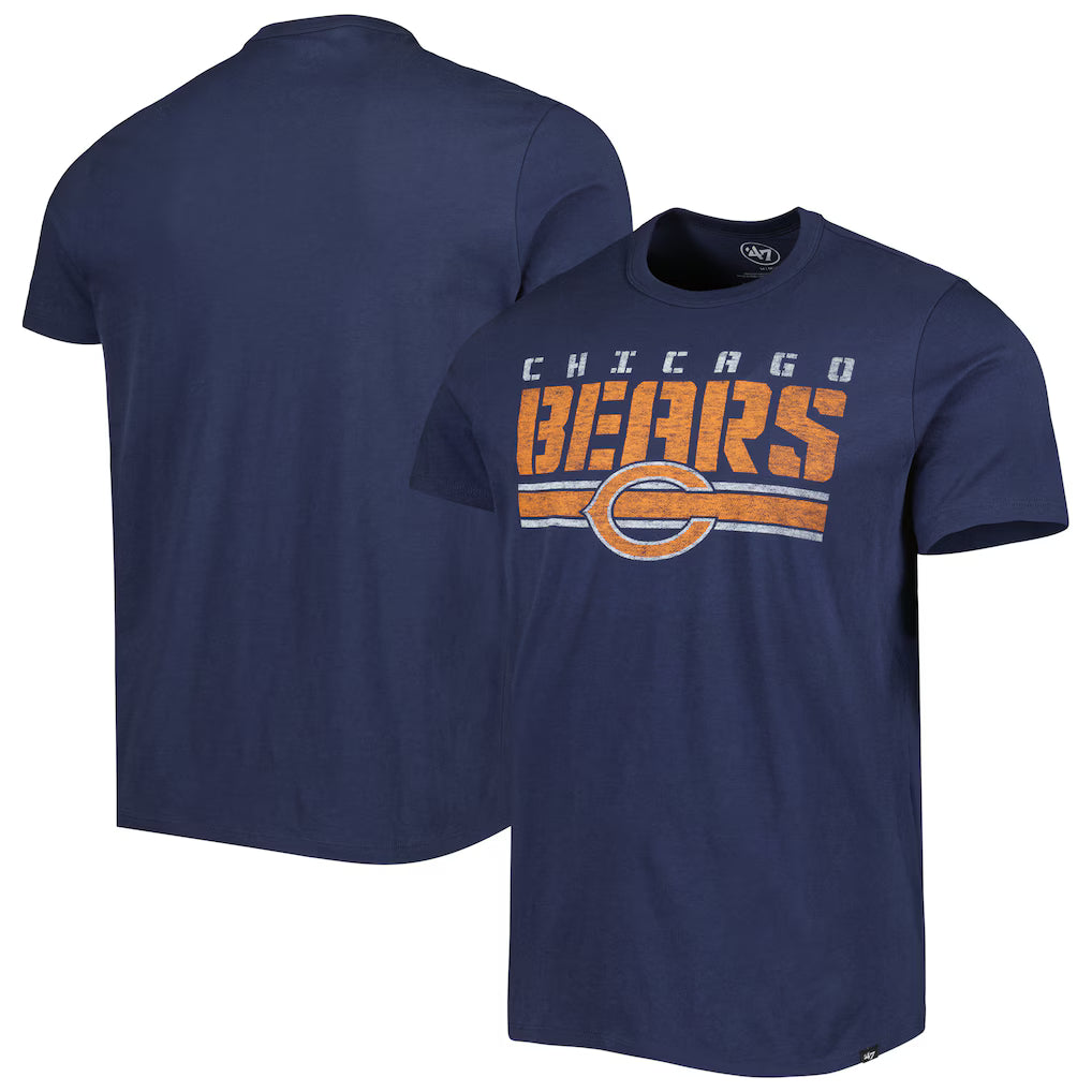 '47 Brand Stripe Thru Short Sleeve T-Shirt