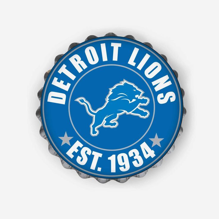 NFL Bottle Cap Wall Logo
