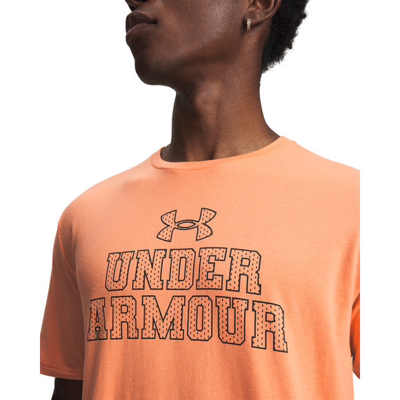 Under Armour Men's Mesh Wordmark Short Sleeve