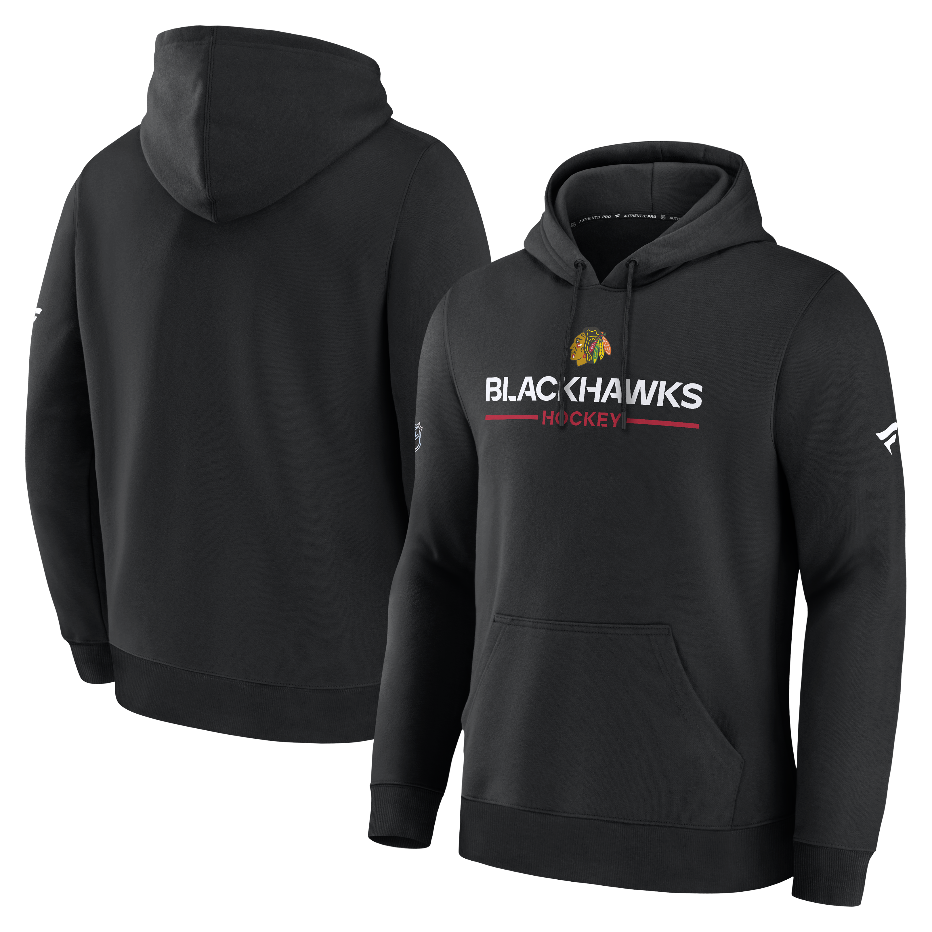 Fanatics Chicago Blackhawks Authentic Pro Primary Hoodie