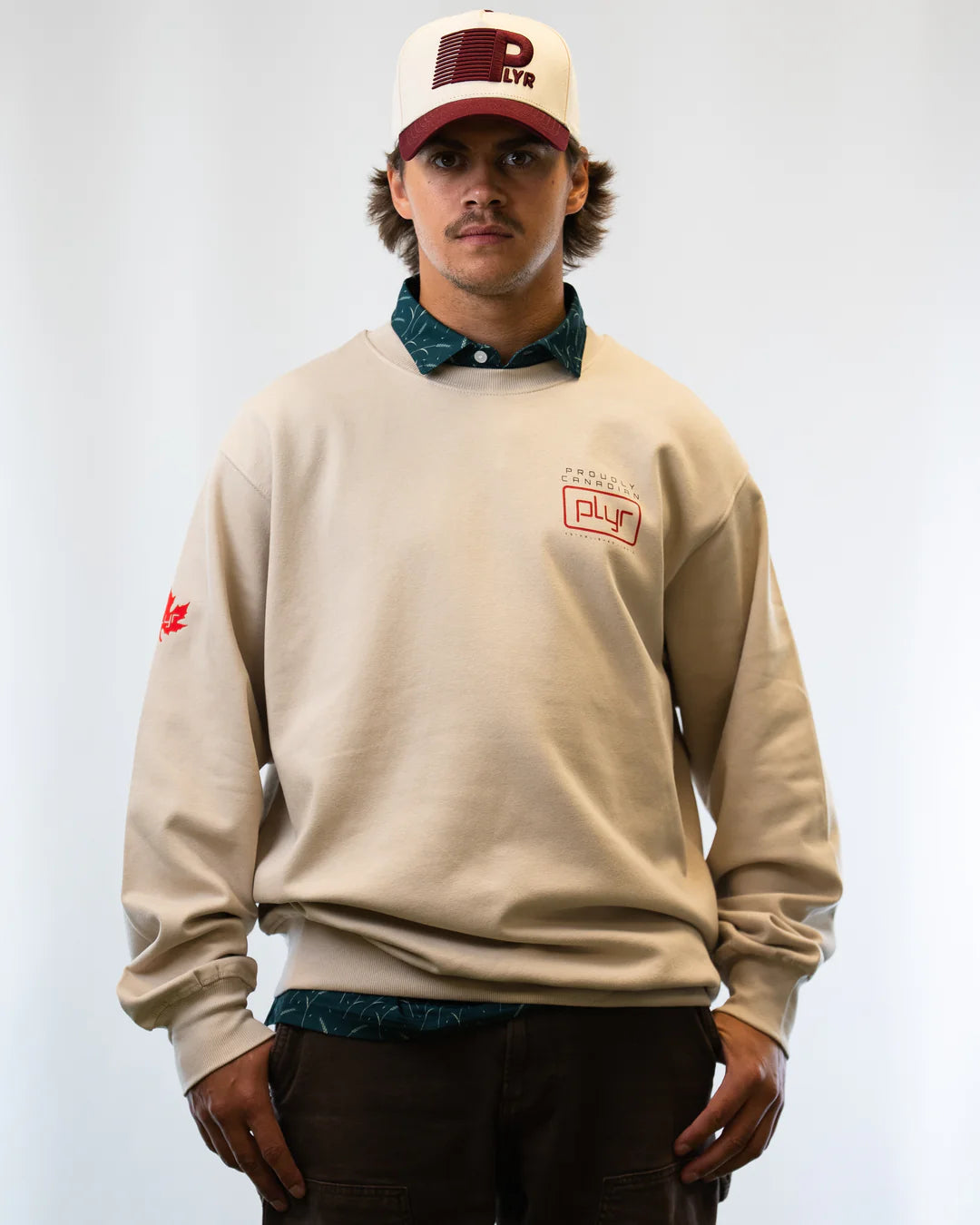 plyr Athletics Proudly Canadian Crewneck