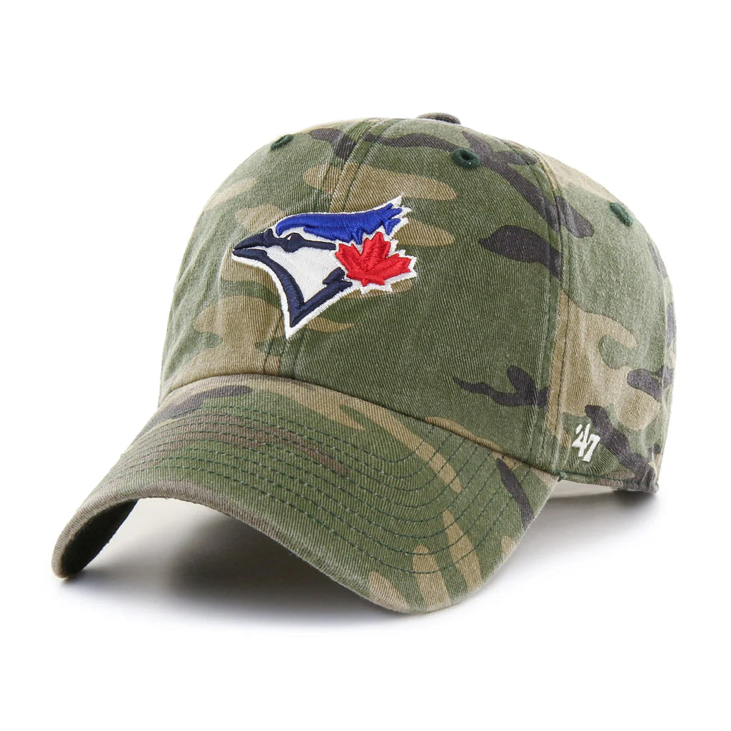 '47 Brand Camo Clean Up Cap- Toronto Blue Jays