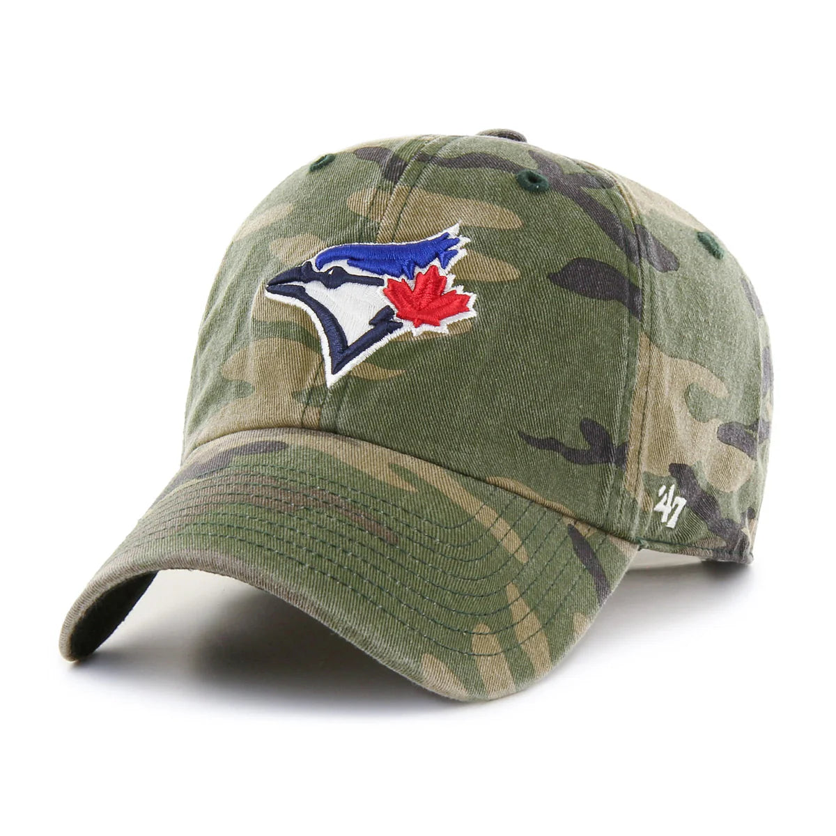 '47 Brand Camo Clean Up Cap- Toronto Blue Jays