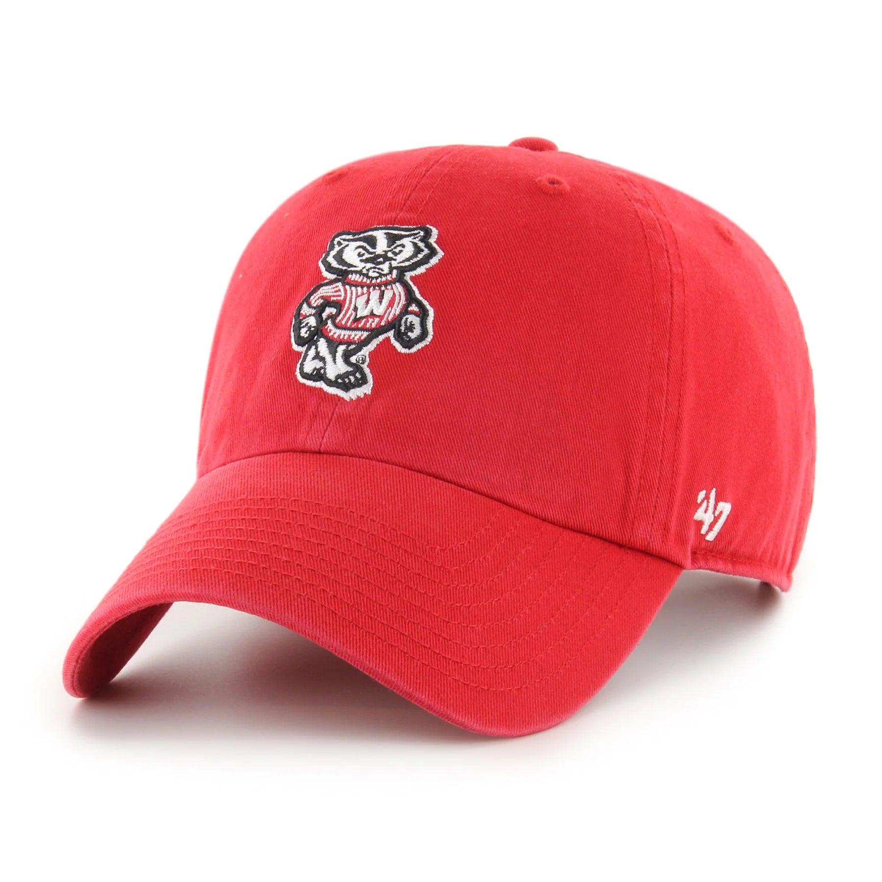 '47 Brand Clean Up Hat- Wisconsin Badgers