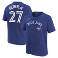 Outerstuff Youth Toronto Blue Jays Name and Number T-Shirt- Vladimir Guerrero Jr.
