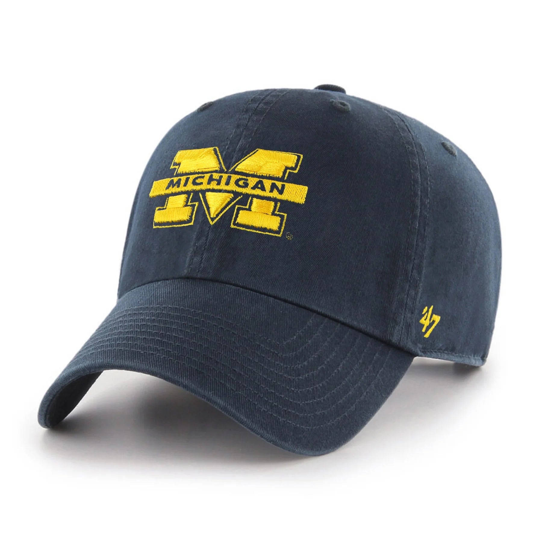 '47 Brand Clean Up Hat- Michigan Wolverines