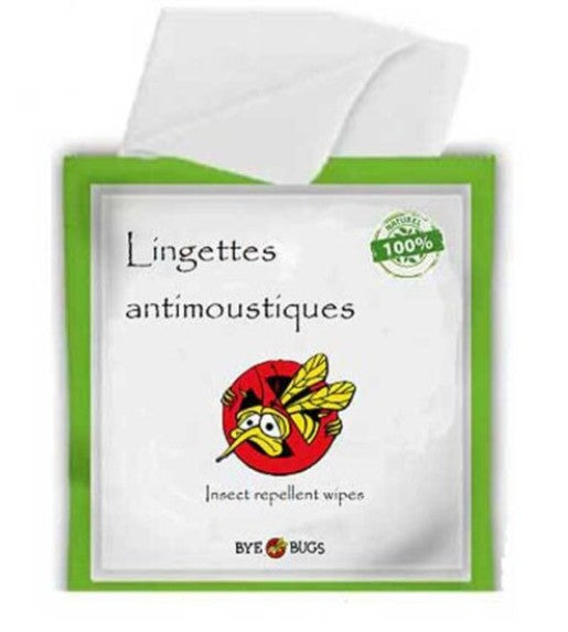 Bye Bugs Mosquito Repellent Wipes