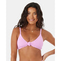 Roxy Women's Haleiwa Knot Bralette Bikini Swim Top