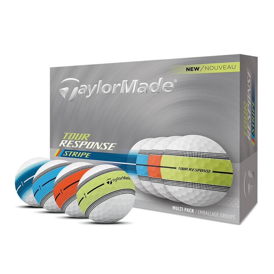 Taylormade Response Stripe Golf Balls- One Dozen