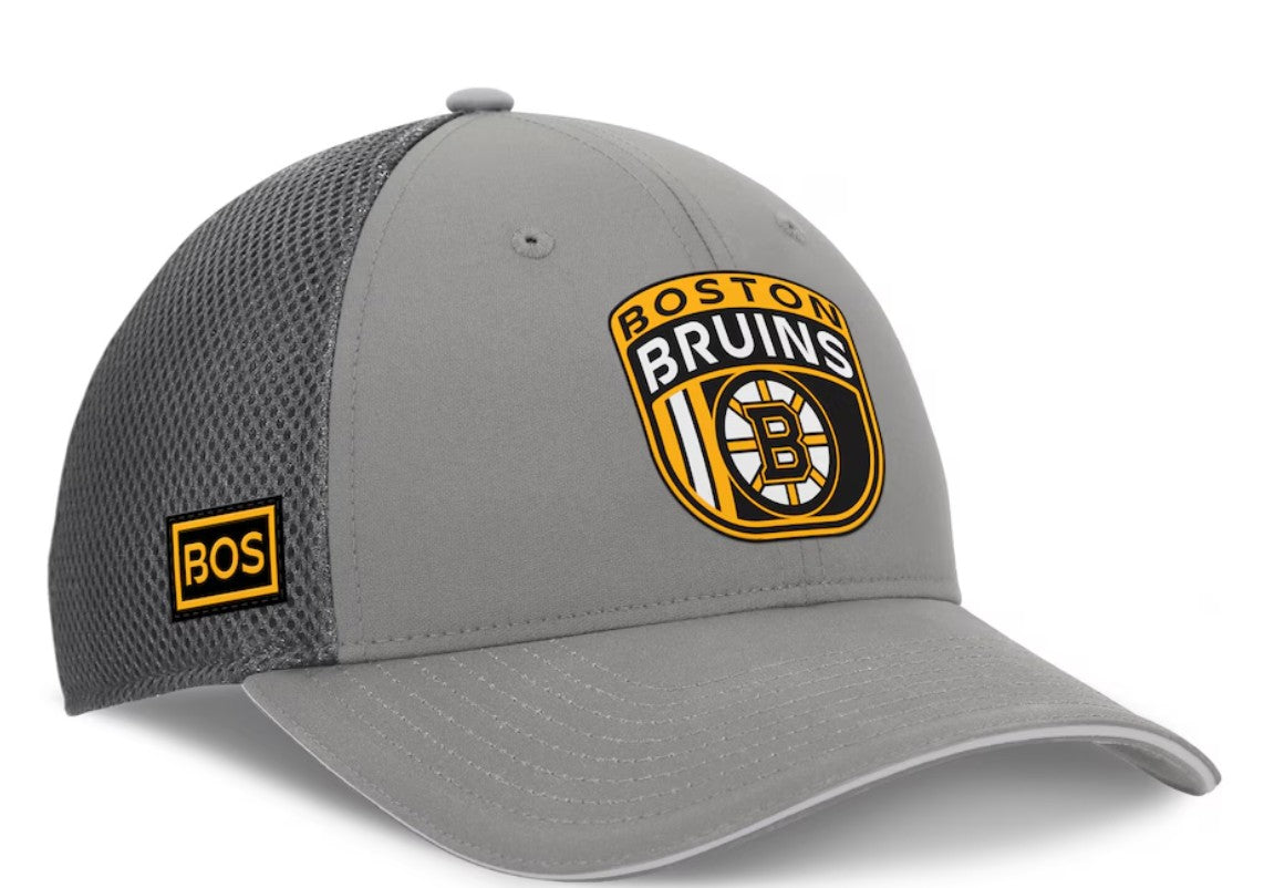 NHL Authentic Pro Home Ice Trucker Adjustable Hat- Boston Bruins