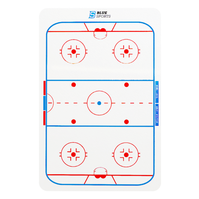Blue Sports Pocket Size Hockey Coach Board- 6"x14"