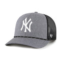 '47 Brand Carbon Rope Trucker Hat- New York Yankees