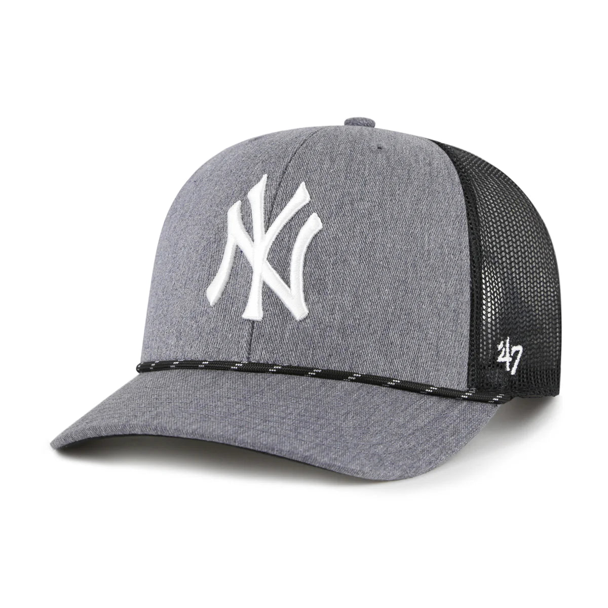 '47 Brand Carbon Rope Trucker Hat- New York Yankees