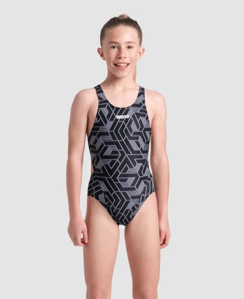 Girls' Escape Front Lining One Piece Swimsuit