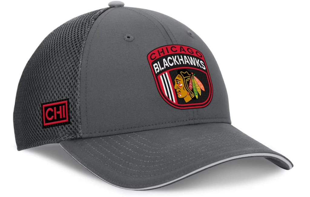NHL Authentic Pro Home Ice Trucker Adjustable Hat- Chicago Blackhawks