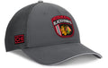 NHL Authentic Pro Home Ice Trucker Adjustable Hat- Chicago Blackhawks