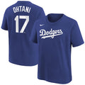 Outerstuff Kids Los Angeles Dodgers Name and Number T-Shirt- Shohei Ohtani