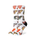 Flutterby Crew Socks- Women's