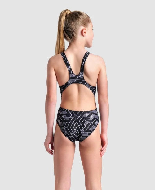 Girls' Escape Front Lining One Piece Swimsuit
