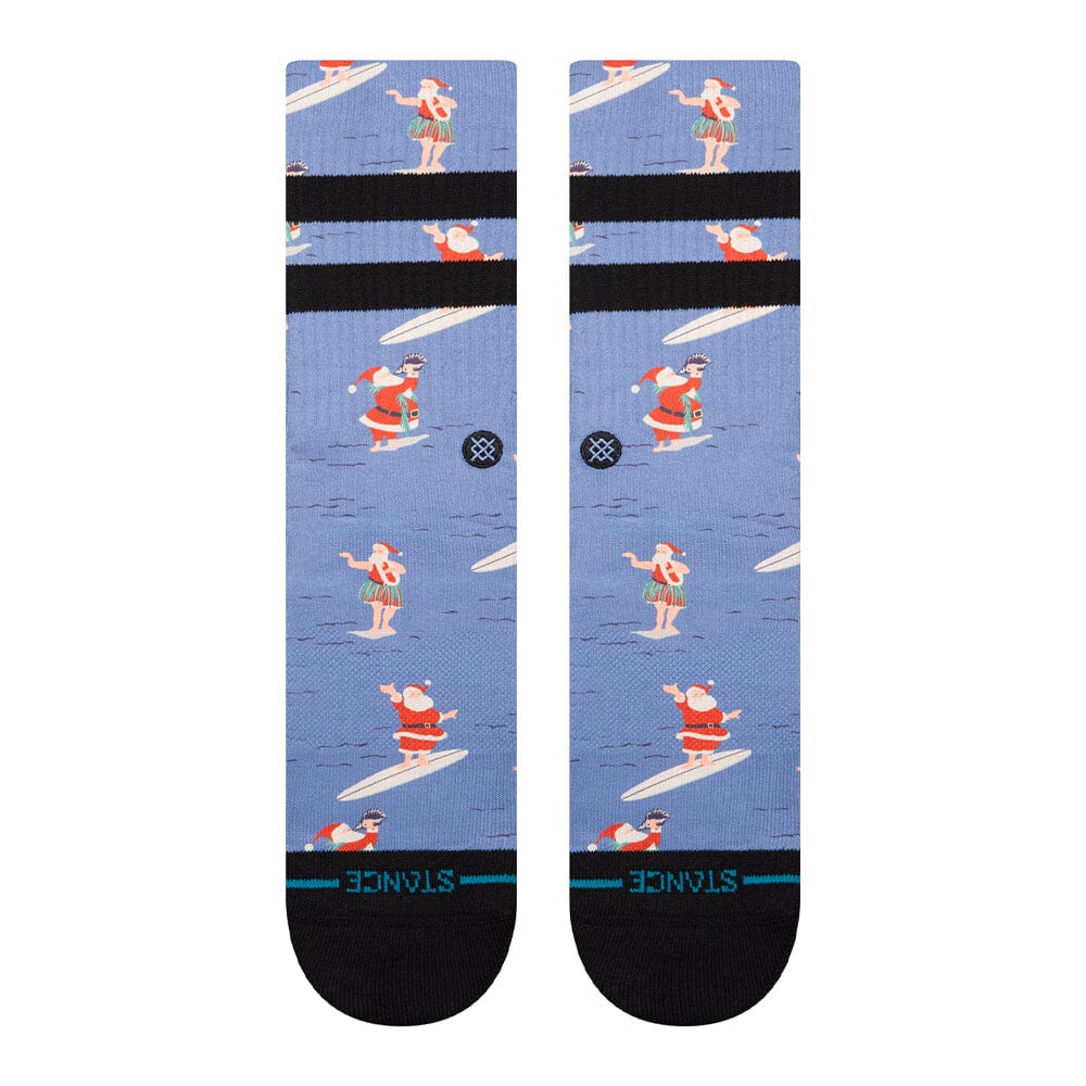 Surfing Santa Crew Socks