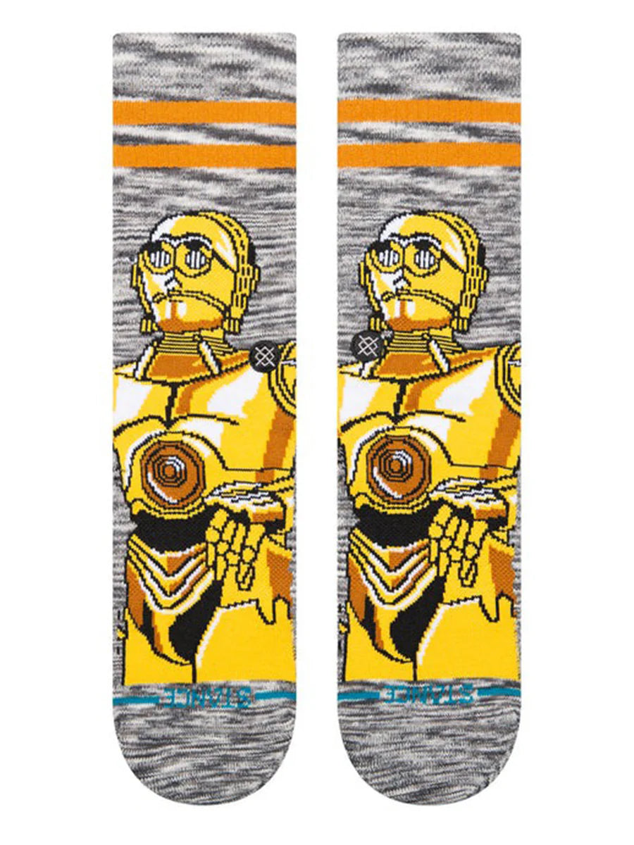 Star Wars X Stance C3PO Crew Socks