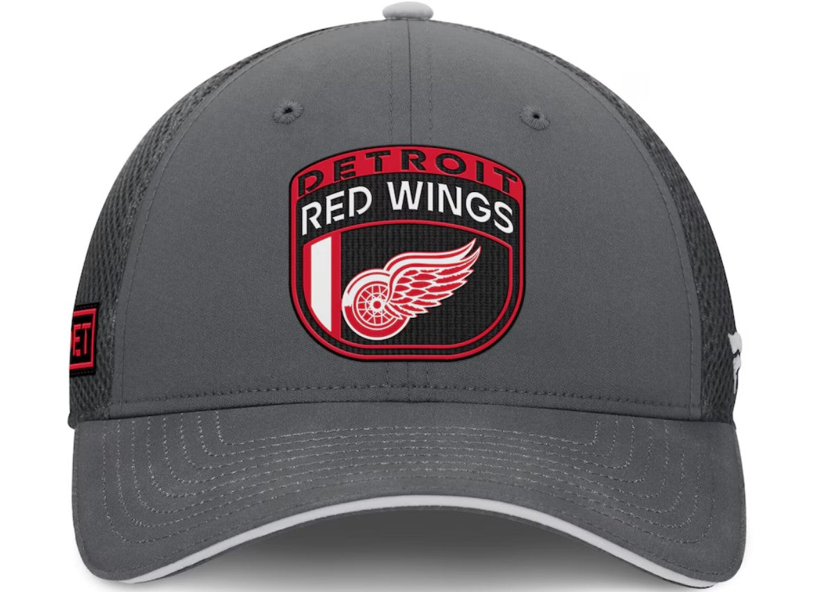 NHL Authentic Pro Home Ice Trucker Adjustable Hat- Detroit Red Wings