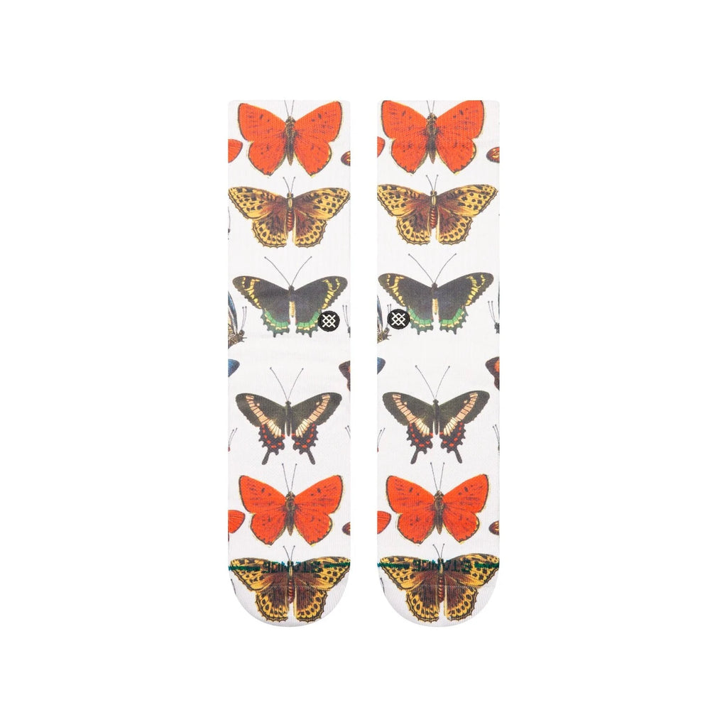 Flutterby Crew Socks- Women's