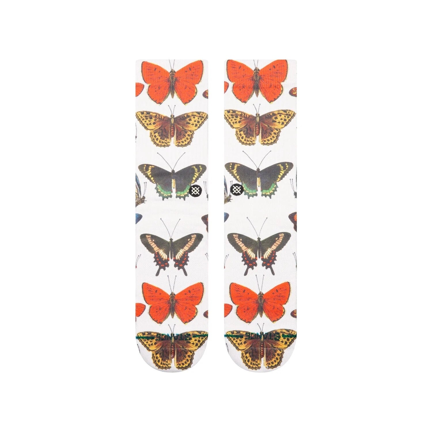 Flutterby Crew Socks- Women's
